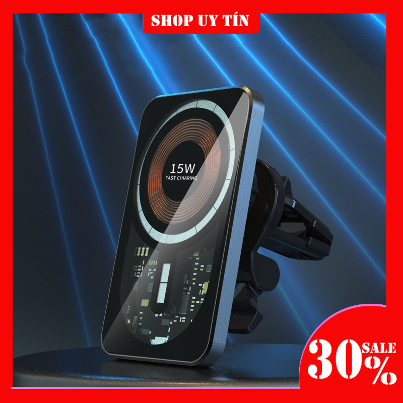 Sạc Không Dây Ôto Từ Tính Trong Suốt Cao Cấp T11,Bộ Chuyển Đổi Đa Năng NPR55