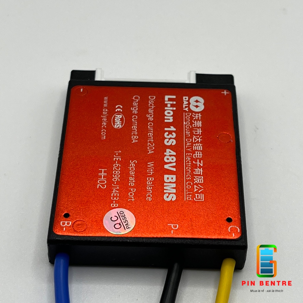 Mạch 13S 48V 20A 30A 40A Daly cân bằng và bảo vệ Pin cho xe điện