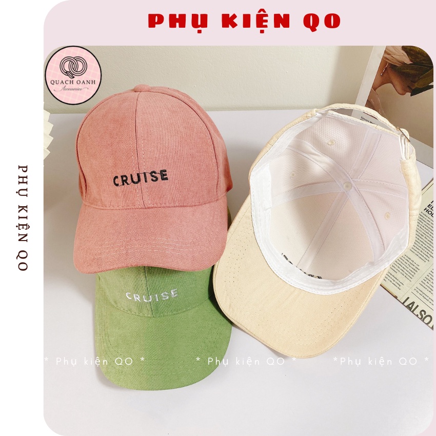 Mũ lưỡi trai , nón kết chữ CRUISE cao cấp - CAP31