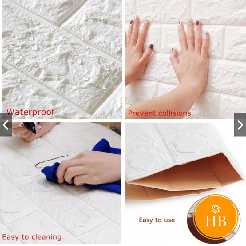 Tấm xốp dán tường 3d 35 x 30 cm loại 5mm | BigBuy360 - bigbuy360.vn