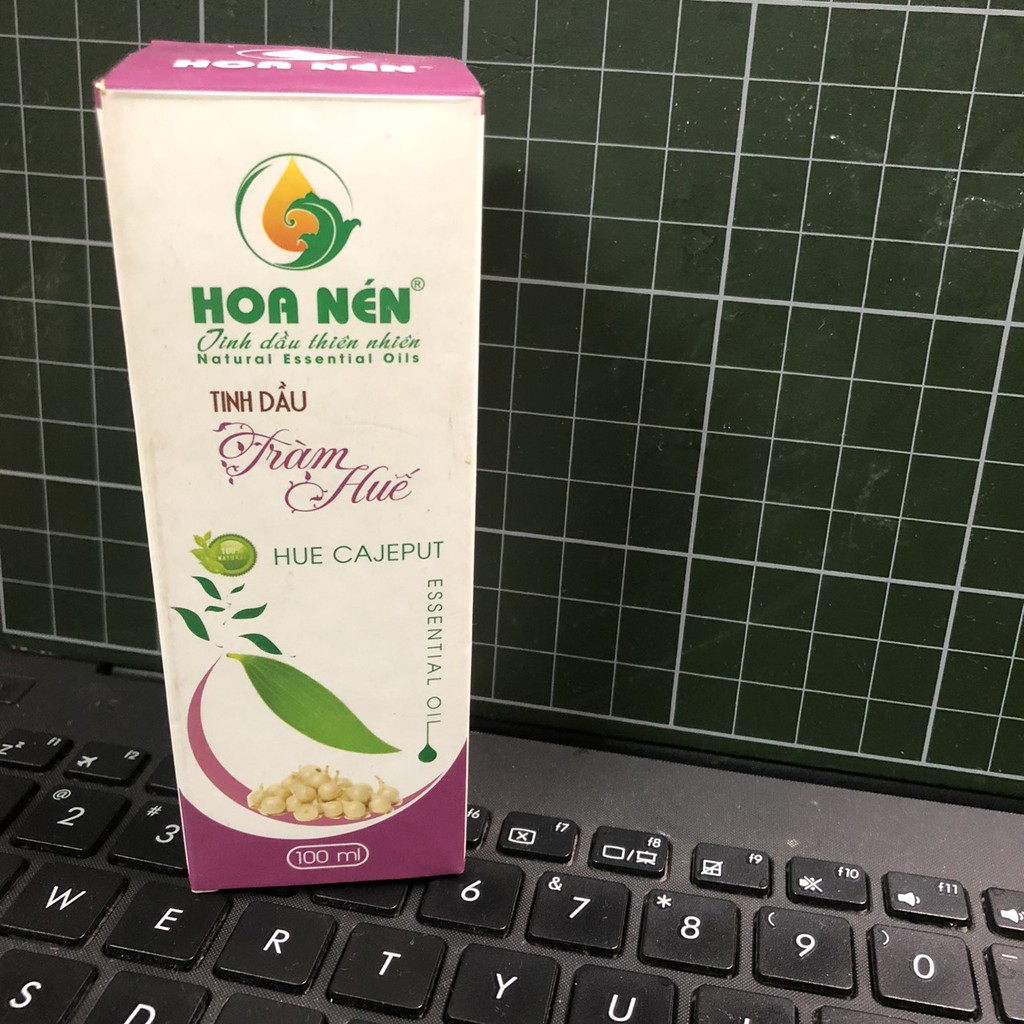 Tinh dầu tràm Huế ngâm củ nén 100ml  Hoa Nén