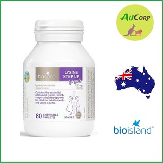 Hỗ trợ tăng chiều cao cho trẻ - Bio Island Lysine - gồm 2 loại: 60 viên và 150g dạng bột - xuất xứ ÚC