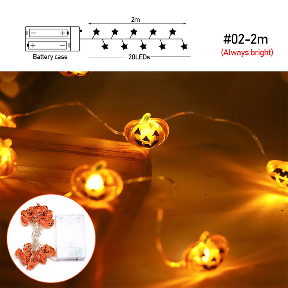 Dây Đèn LED 2m 20 Bóng A6G1 Trang Trí Halloween