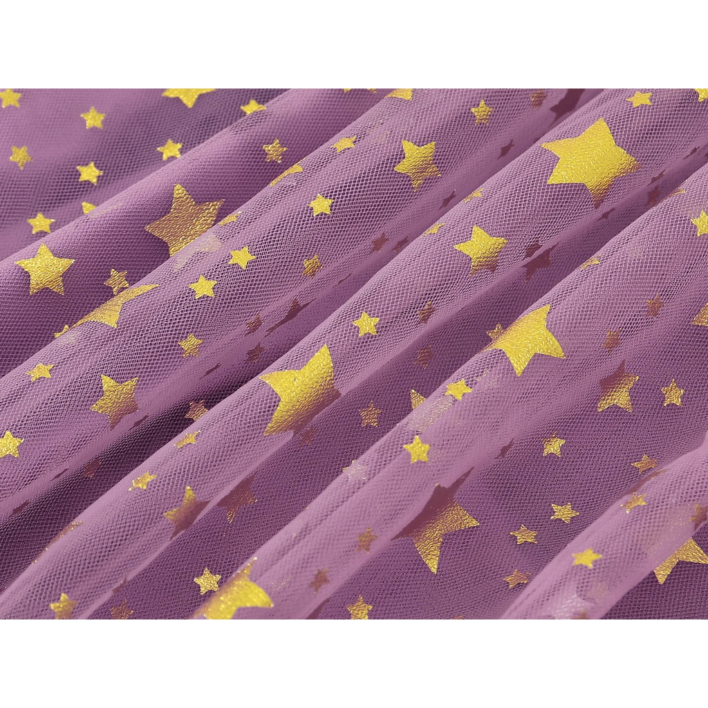 Đầm Công Chúa Tay Dài Phối Lưới In Họa Tiết Ngựa Pony / Vương Miện Xinh Xắn Thời Trang Mùa Thu Cho Bé Gái