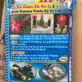 Phân bón Sen Đá, Hoa sứ