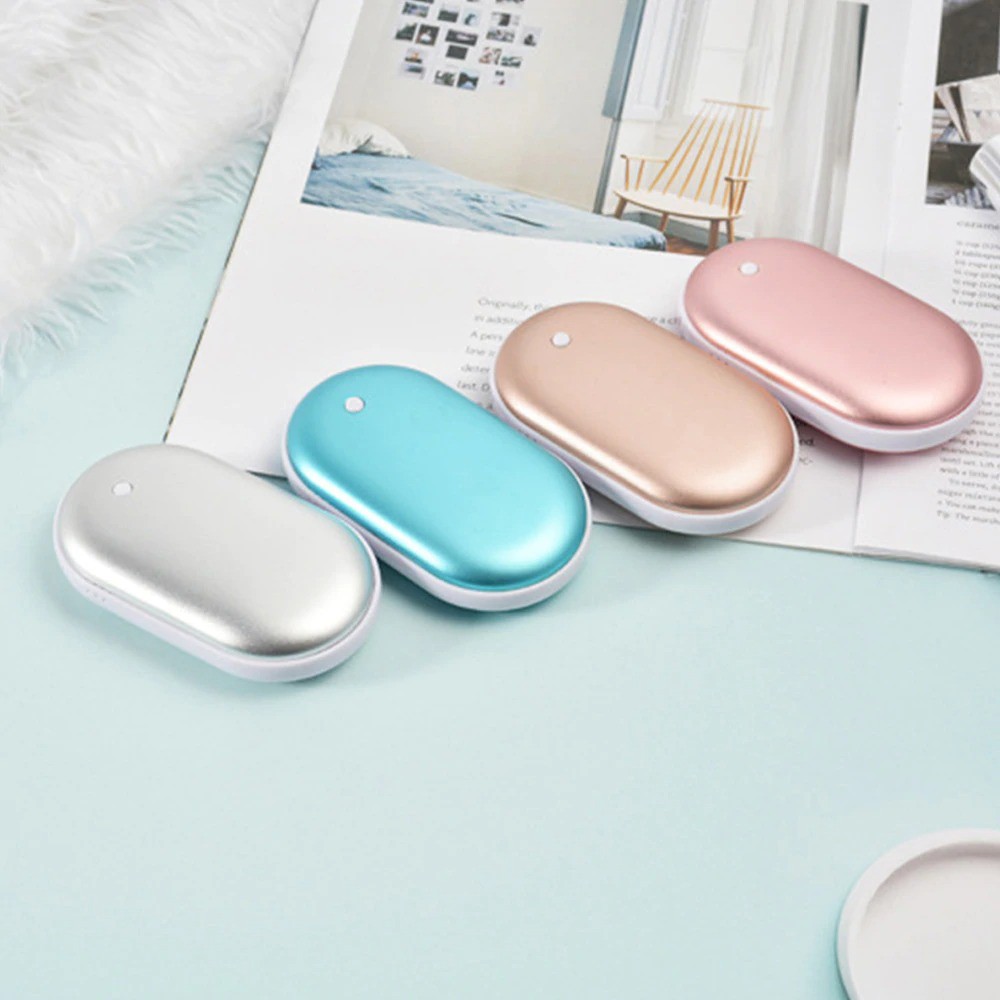 Máy Sưởi Tay Kiêm Sạc Dự Phòng 5200mAh Cho Mùa Đông 3 Chế Độ Ấm