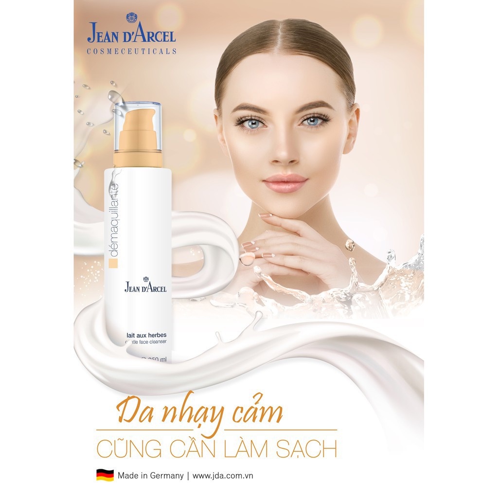 Sữa rửa mặt Jean d’Arcel cho da dầu mụn và da khô nhạy cảm 150ml, 250ml, 500ml