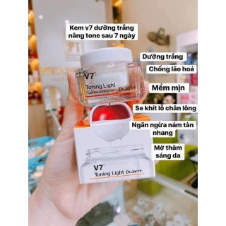 Kem dưỡng trắng da v7 Toning Light Dr.jart+ chính hãng size mini 15ml