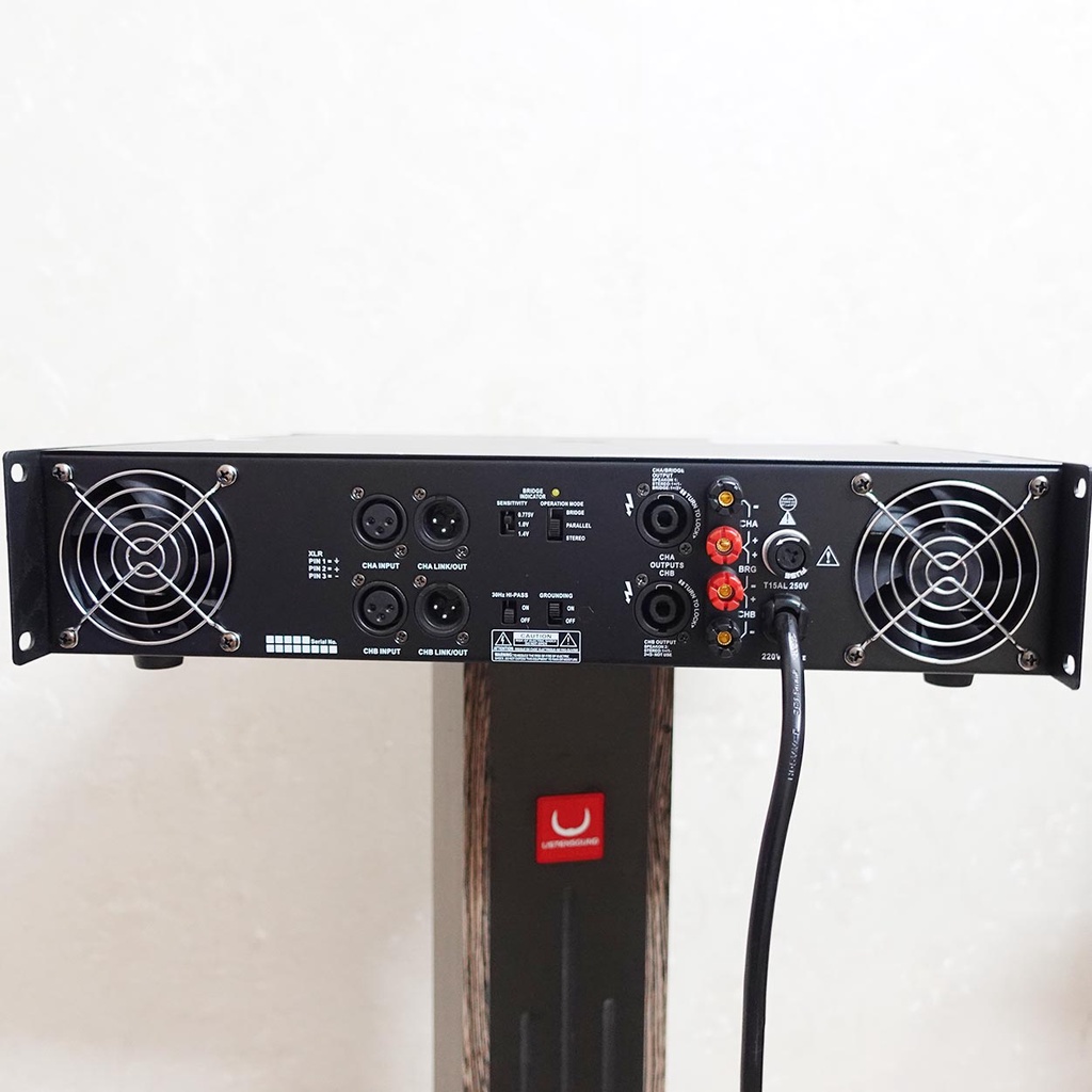 Cục đẩy công suất CMA-6600 32 sò | Đẩy công suất 900w x 2 kênh, tặng thêm phụ kiện | Bảo hành 12 tháng