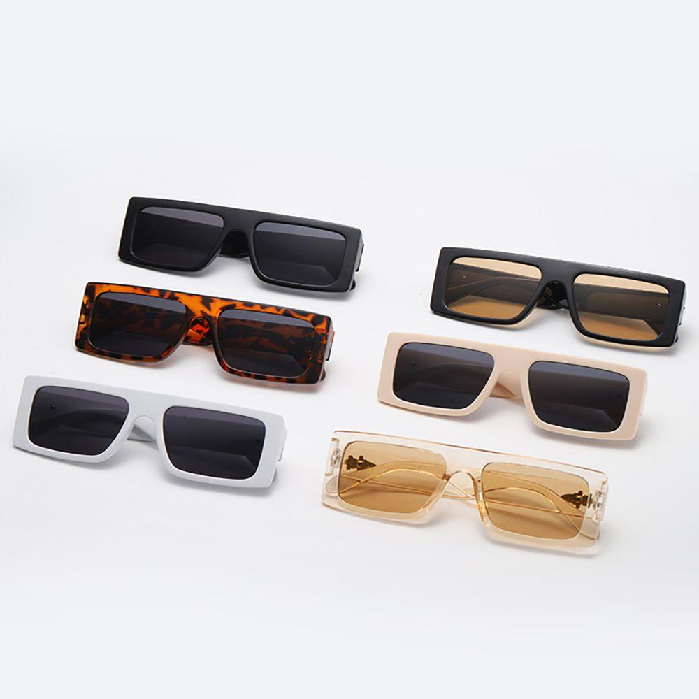 Kính Mát Gọng Vuông Chống Bức Xạ &amp; Bức Xạ Phong Cách Hàn Quốc Cổ Điển Cho Nam &amp; Nữ