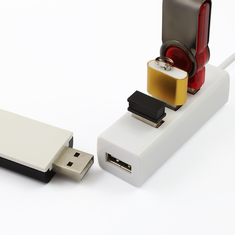 Bộ chia 4 Cổng Usb 2.0 Có Công Tắc tắt/mở Cho Pc/Laptop