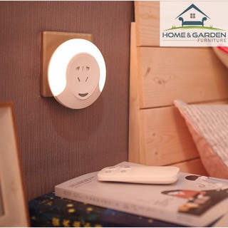 EuroQuality Ổ cắm điện kiêm đèn ngủ điều khiển từ xa, có hẹn giờ mới 2021