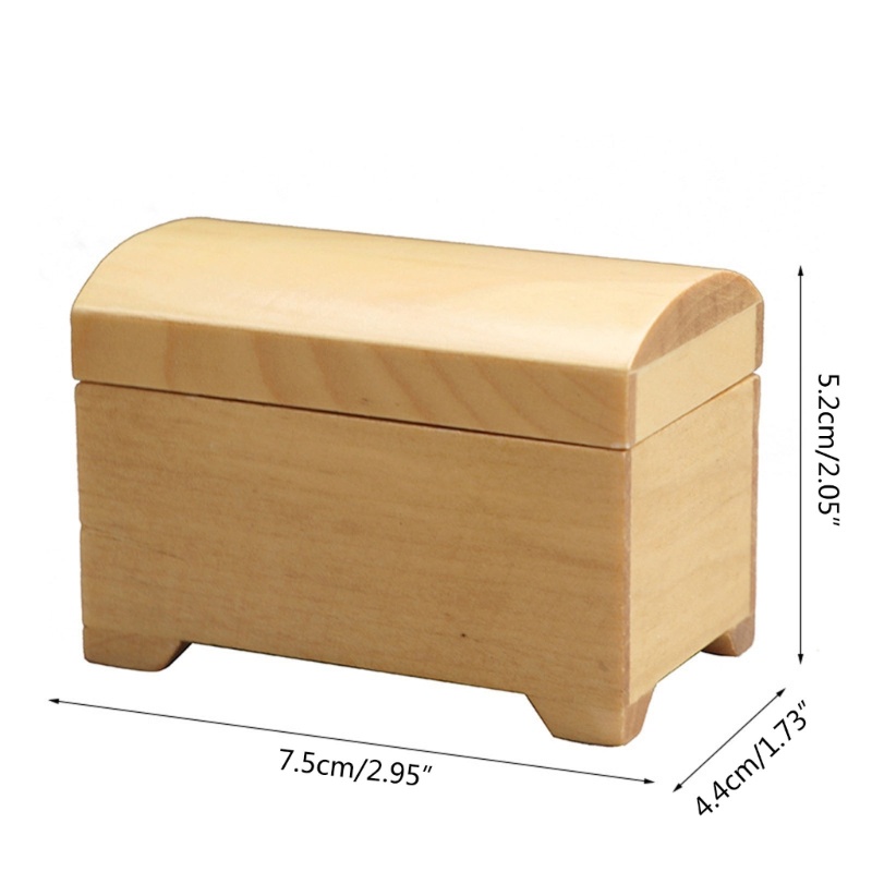 Mô Hình Hộp Kho Báu Mini Trang Trí Nội Thất Phòng Khách