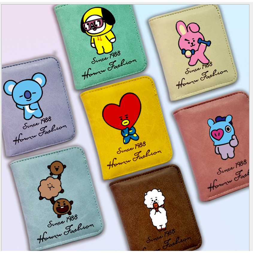 Ví since đựng tiền BT21