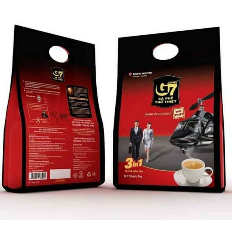 Cà phê hoà tan G7 bịch 50 gói x 16g