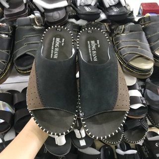 Dép da quai ngang xịn