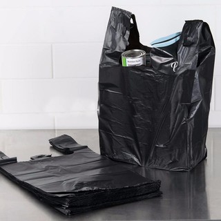 Hình ảnh 1 kg túi nilon gói hàng, túi bóng đen đựng rác