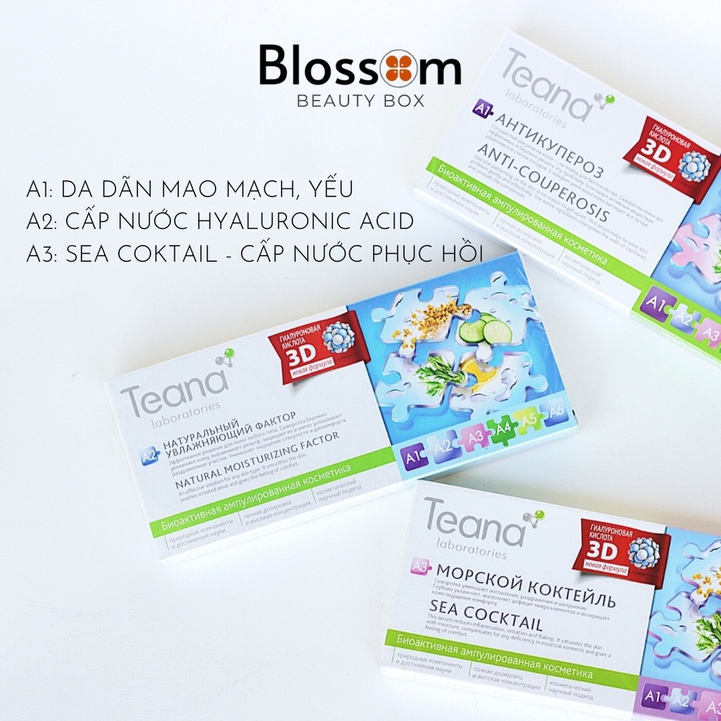 Serum Teana A1 A3 cho da yếu mỏng, giãn nổi mao mạch dưới da | BigBuy360 - bigbuy360.vn