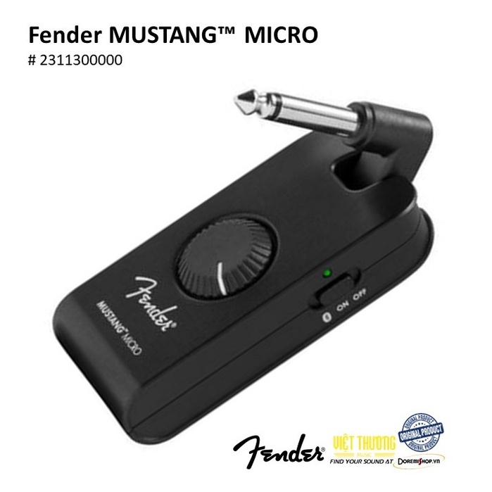 Thiết bị âm thanh đàn guitar điện Fender Amplug Mustang Micro