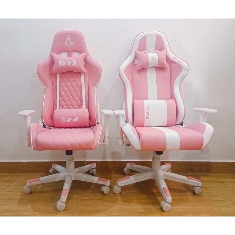 Ghế gaming Warrior Màu Hồng WGC206 - Hàng nhập khẩu chính hãng