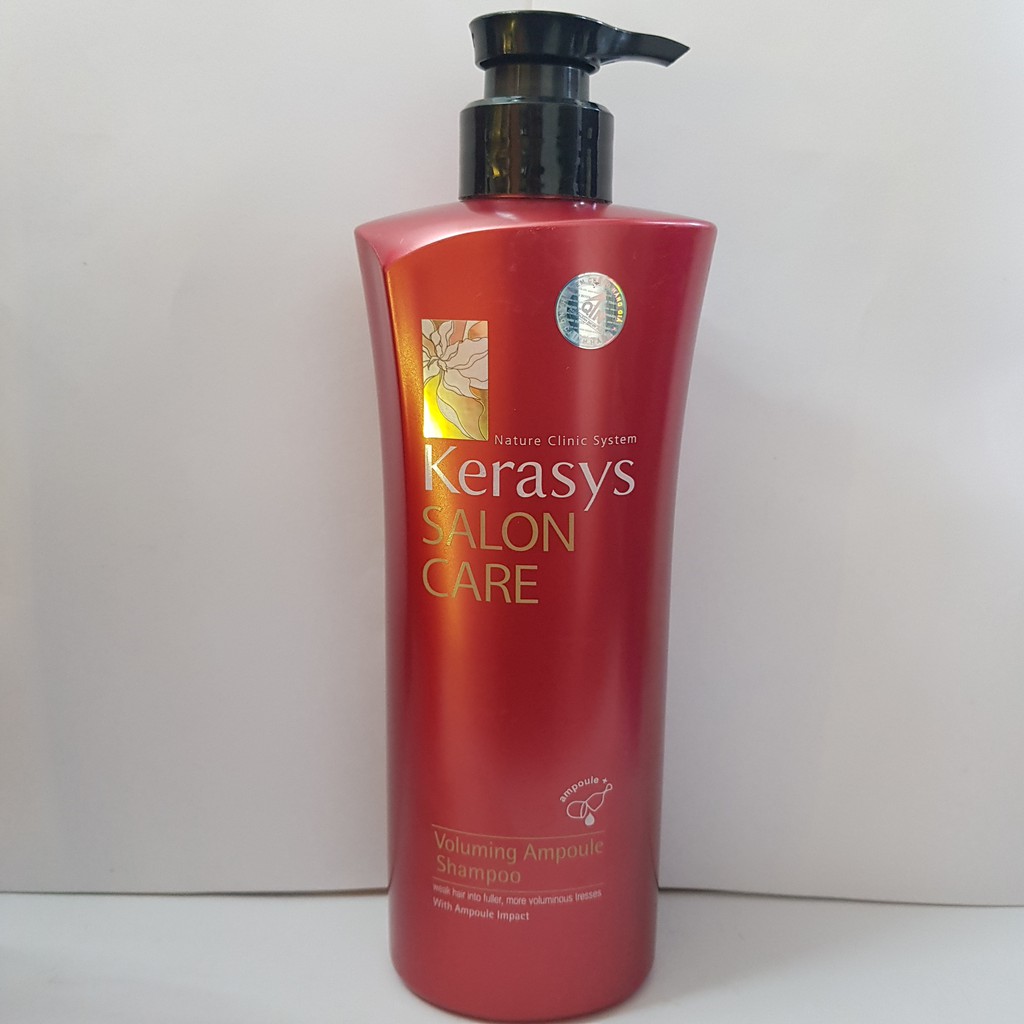 Cặp Gội Xả Kerasys Salon Care Hàn Quốc chai lùn 600ml