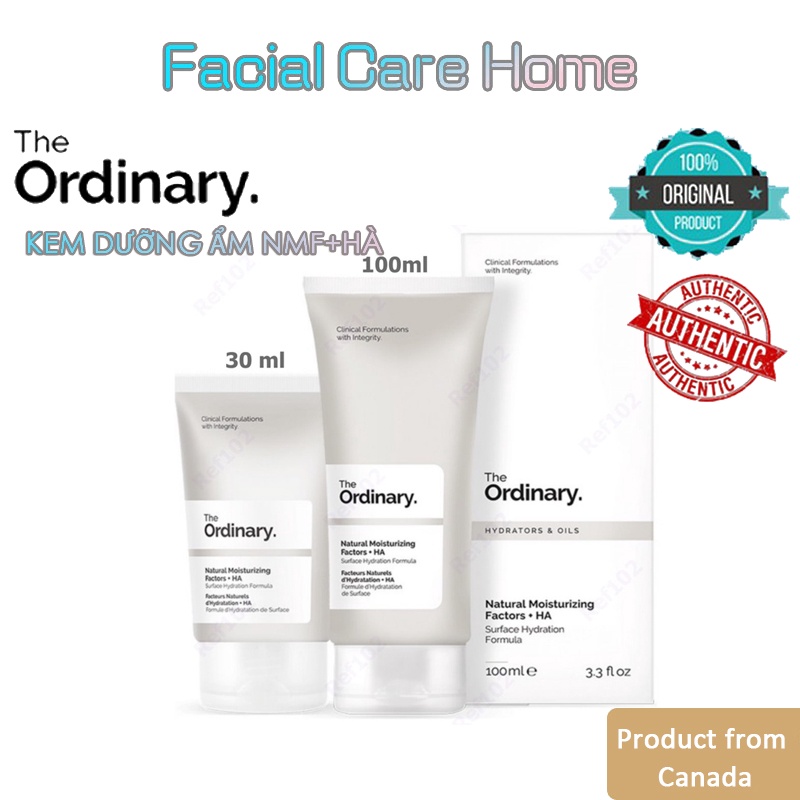 Kem dưỡng ẩm The Ordinary Natural Moisturizing Factors + HA bản Mỹ (Bill Sep US)