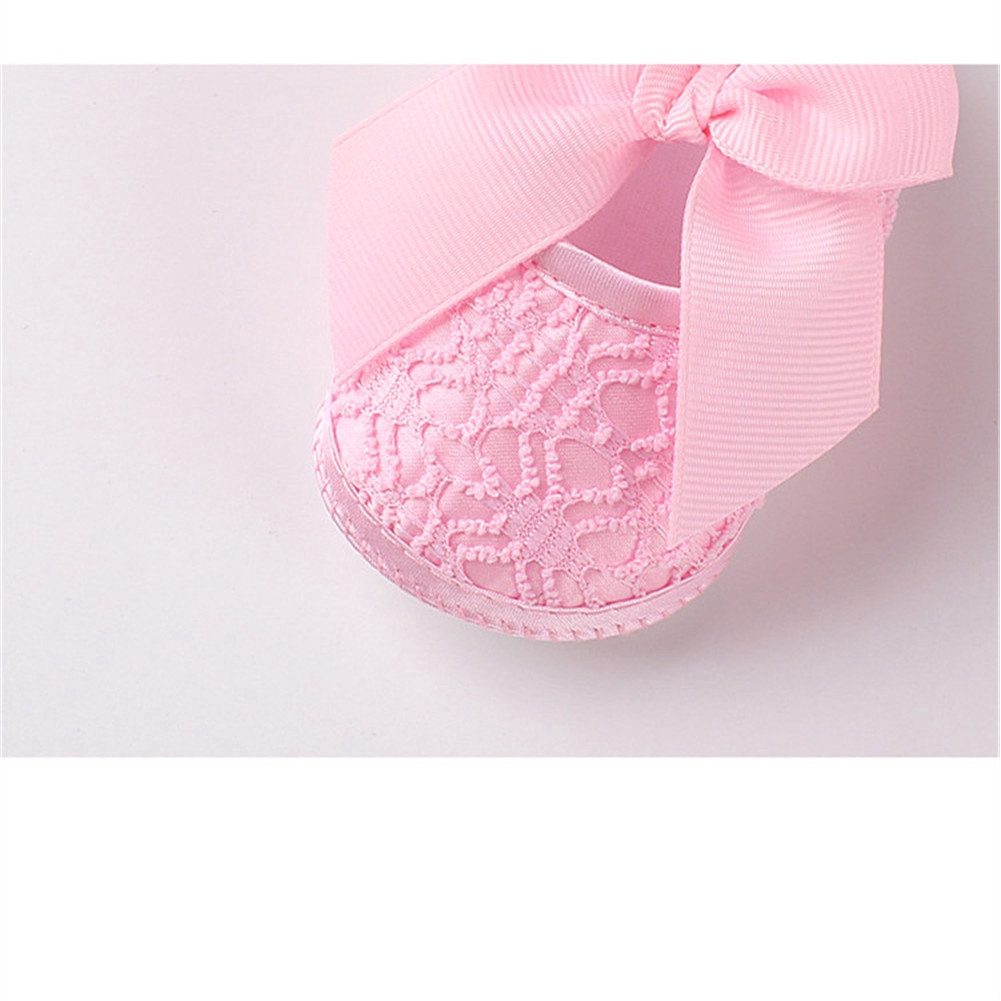 Giày ren công chúa dễ thương tập đi cho bé sơ sinh 0-1 tuổi