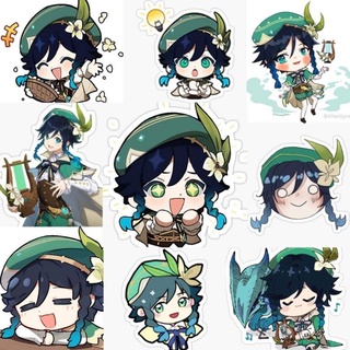 10-60 hình dán Stickers Venti Genshin Impact decal