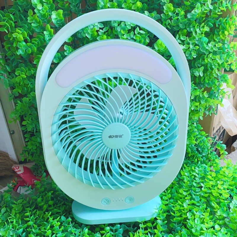 QUẠT SẠC TÍCH ĐIỆN CÓ ĐÈN LED KM F0336-GIÁ TỐT | BigBuy360 - bigbuy360.vn