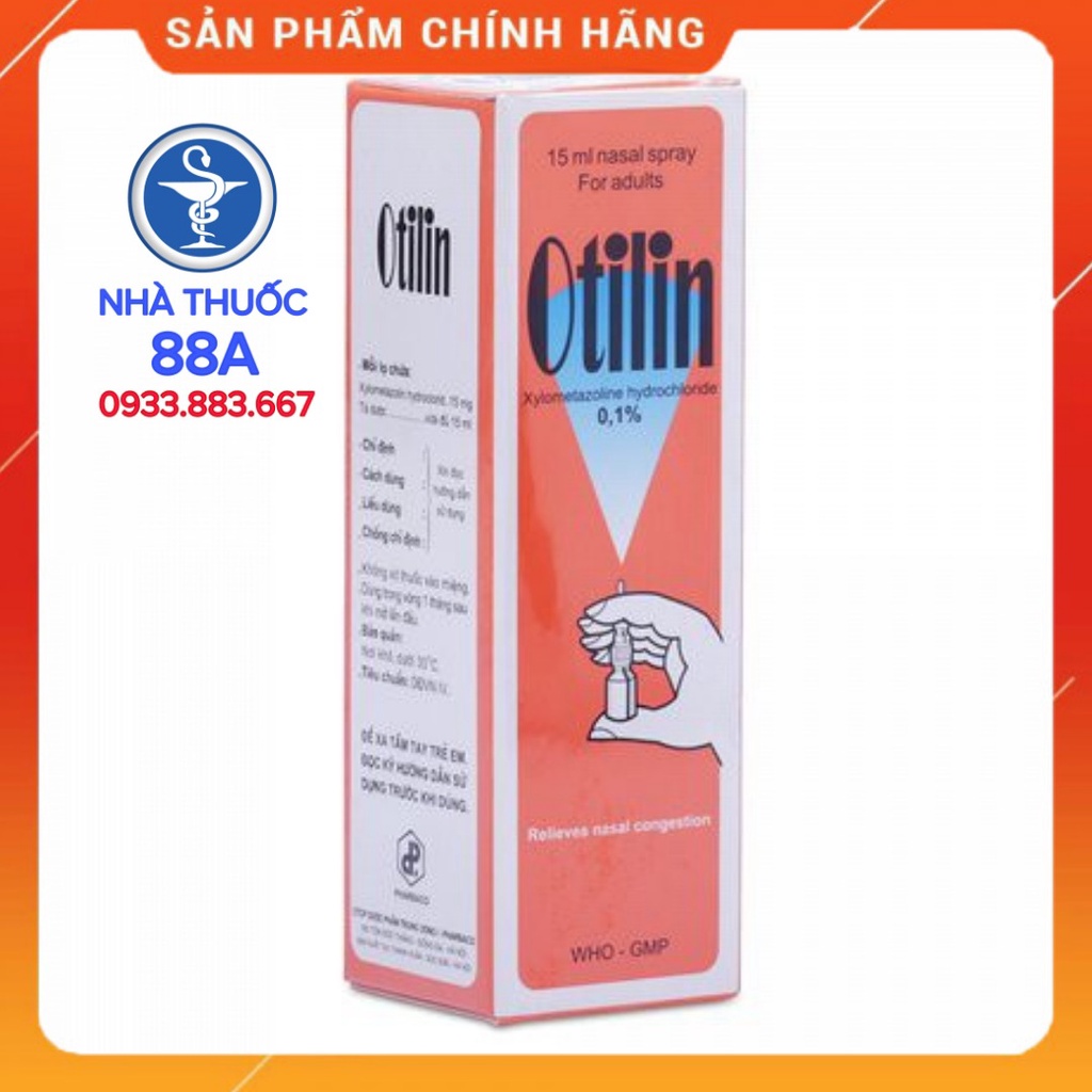 Dung dịch xịt mũi Otilin 0.1% (15ml )