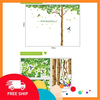 ⚡️𝗙𝗥𝗘𝗘𝗦𝗛𝗜𝗣⚡️ Decal dán tường Cây sồi cổ đại