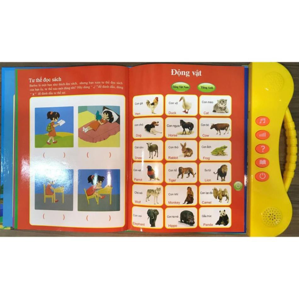 [CÓ 2 LỰA CHỌN] Sách Nói Điện Tử Song Ngữ Anh- Việt Giúp Trẻ Học Tốt Tiếng Anh có kèm mẫu mới nhất  - ma7979s
