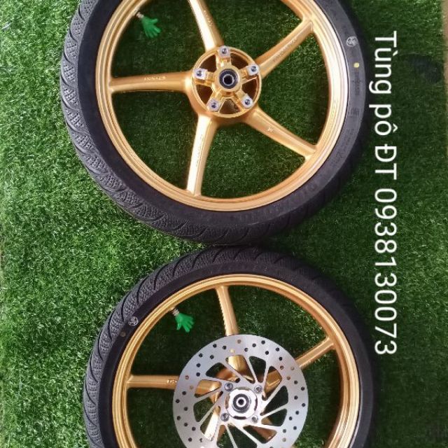 full bánh mâm 5cây rcb gắn exciter 150 kèm theo đĩa trước vo kg ruột maxxis ae quan tâm sản phẩm alo cho shop Tùng pô