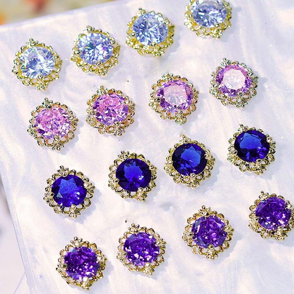 OCEANMAP Phụ Kiện Trang Trí Móng Tay 3D Bằng Hợp Kim Sang Trọng