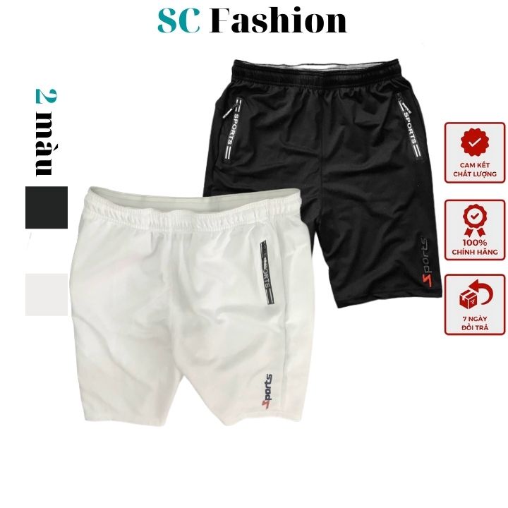 Quần short nam thể thao cao cấp, chất thun mềm mịn , thấm hút mồ hôi QSC003