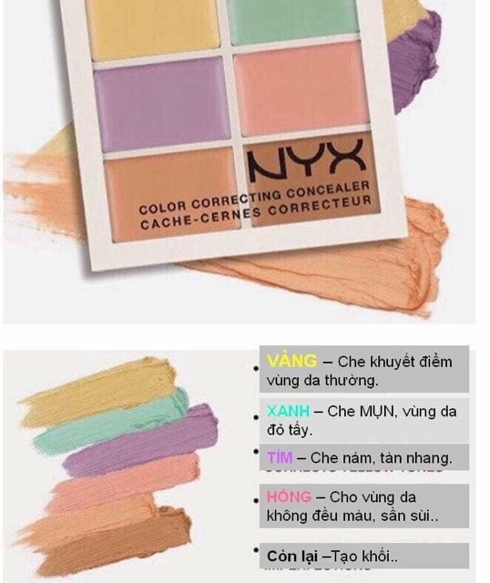 triệt sắc / che khuyết điểm 6 ô nyx | BigBuy360 - bigbuy360.vn