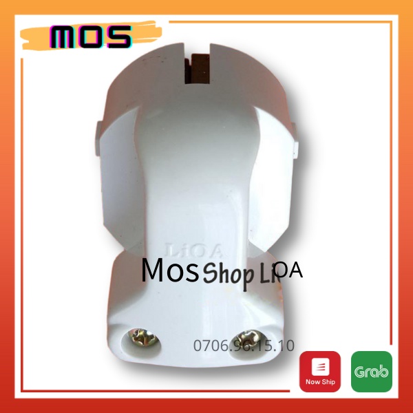 Phích cắm tiêu chuẩn châu âu EU Phích cắm điện LIOA, 2 chân, 2 chấu, chân tròn, phi 5 – EUR05  -Mos Shop