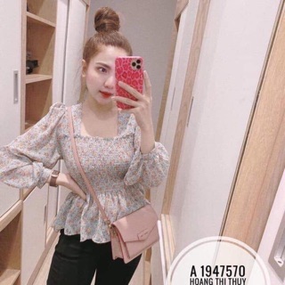 Áo babydoll hoa nhí siêu xinh
