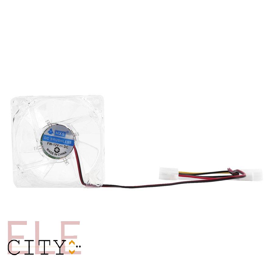 Quạt Tản Nhiệt Máy Tính 4 Bóng Led 80mm 8025 8cm Yên Tĩnh