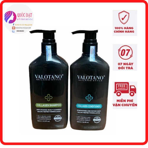 Cặp dầu gội xả VALOTANO 500ml