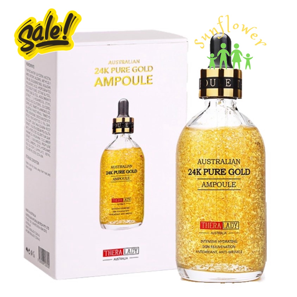 Serum Tinh Chất Vàng 24k Pure Gold Ampoule Thera Lady 100ml