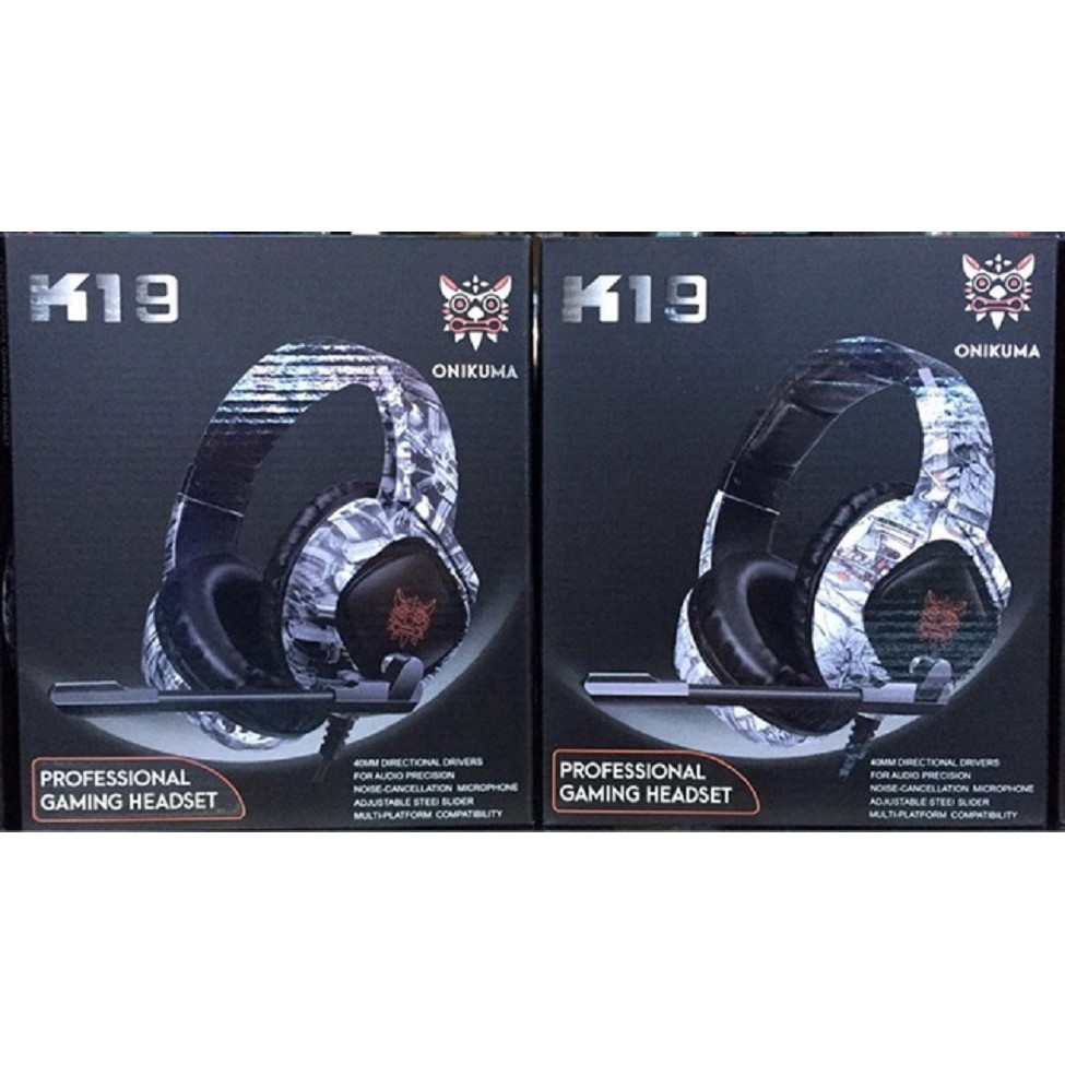 Tai Nghe Chơi Game Cho Game Thủ Chuyên Nghiệp (Headphone Gaming) Onikuma K19