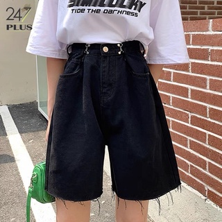 Quần Short Jean Móc Cài