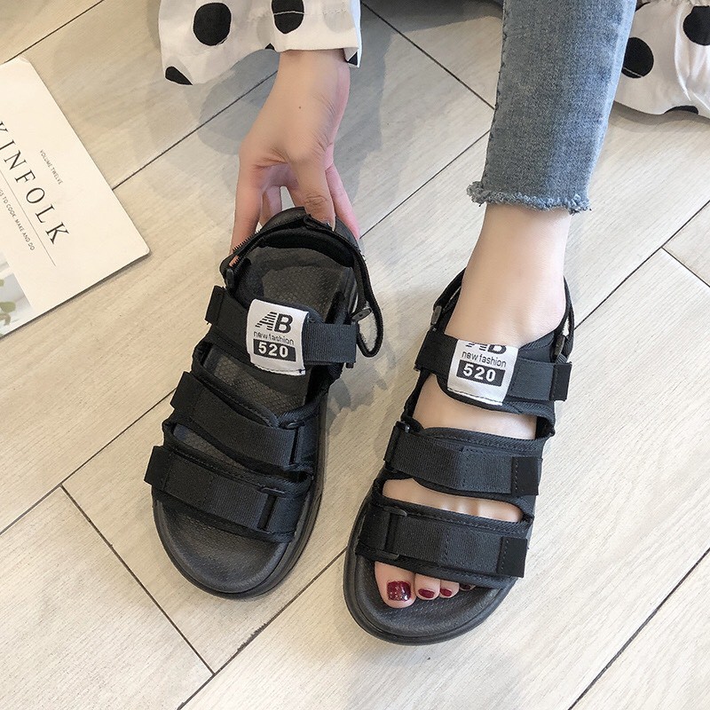 Giày dép sandal nam nữ💥ĐỘC_Store💥3 quai ngang AB - xăng đan học sinh siêu HOT 2021