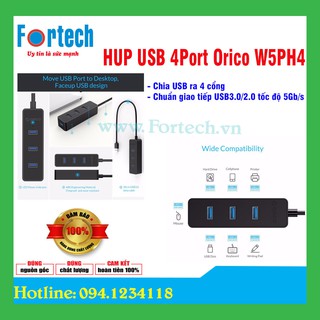 Mua Bộ chia USB HUB 4 cổng USB 3.0 W5PH4-U3