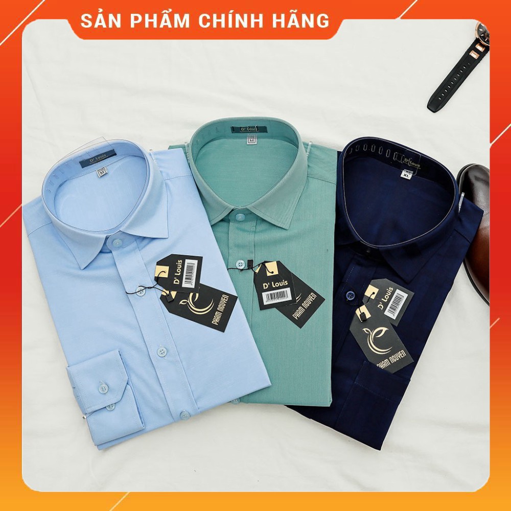 D'Louis Áo Sơ Mi Nam - DLA007DXAH Không Nhăn, Vải Bambo Kháng khuẩn Siêu Đẹp