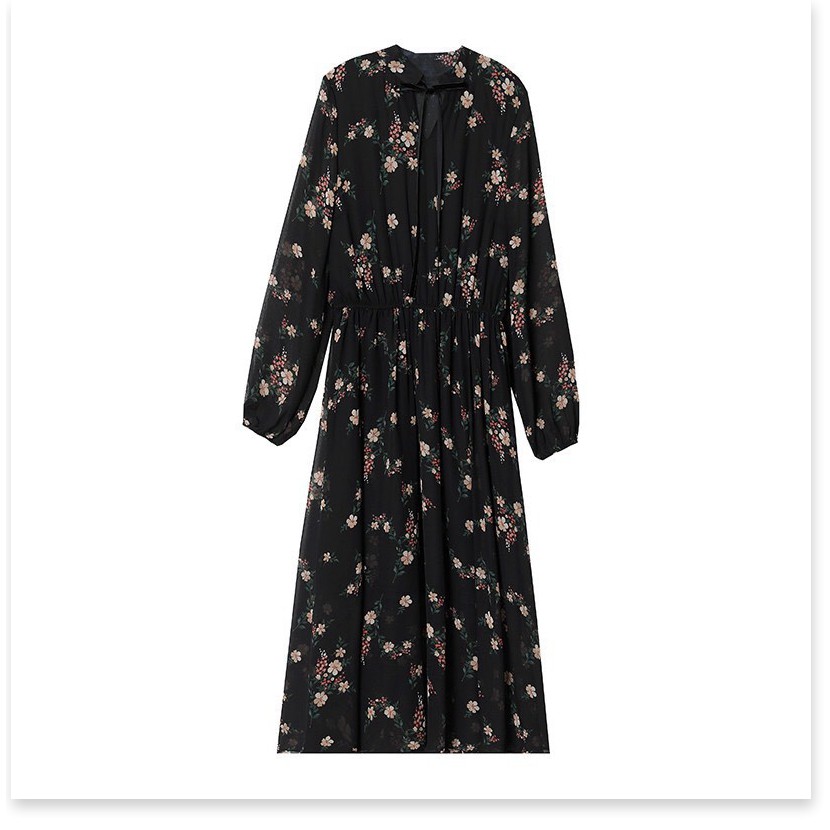 ĐẦM LỤA HOA,HỌA TIẾT ĐƠN GIẢN NHƯNG KHÔNG KÉM PHẦN SANG TRỌNG THỜI TRANG MỚI KME