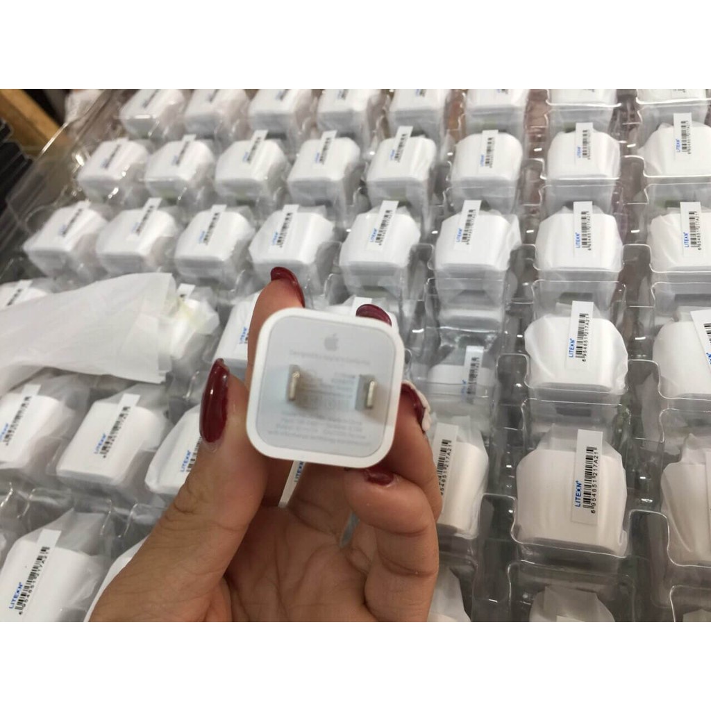 Cục sạc, củ sạc vuông phụ kiện fullbox cho các dòng điện thoại iPhone5/6/7/8/X/XS 5V A21