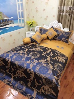 Bộ. Chăn ga gối gấm cao cấp