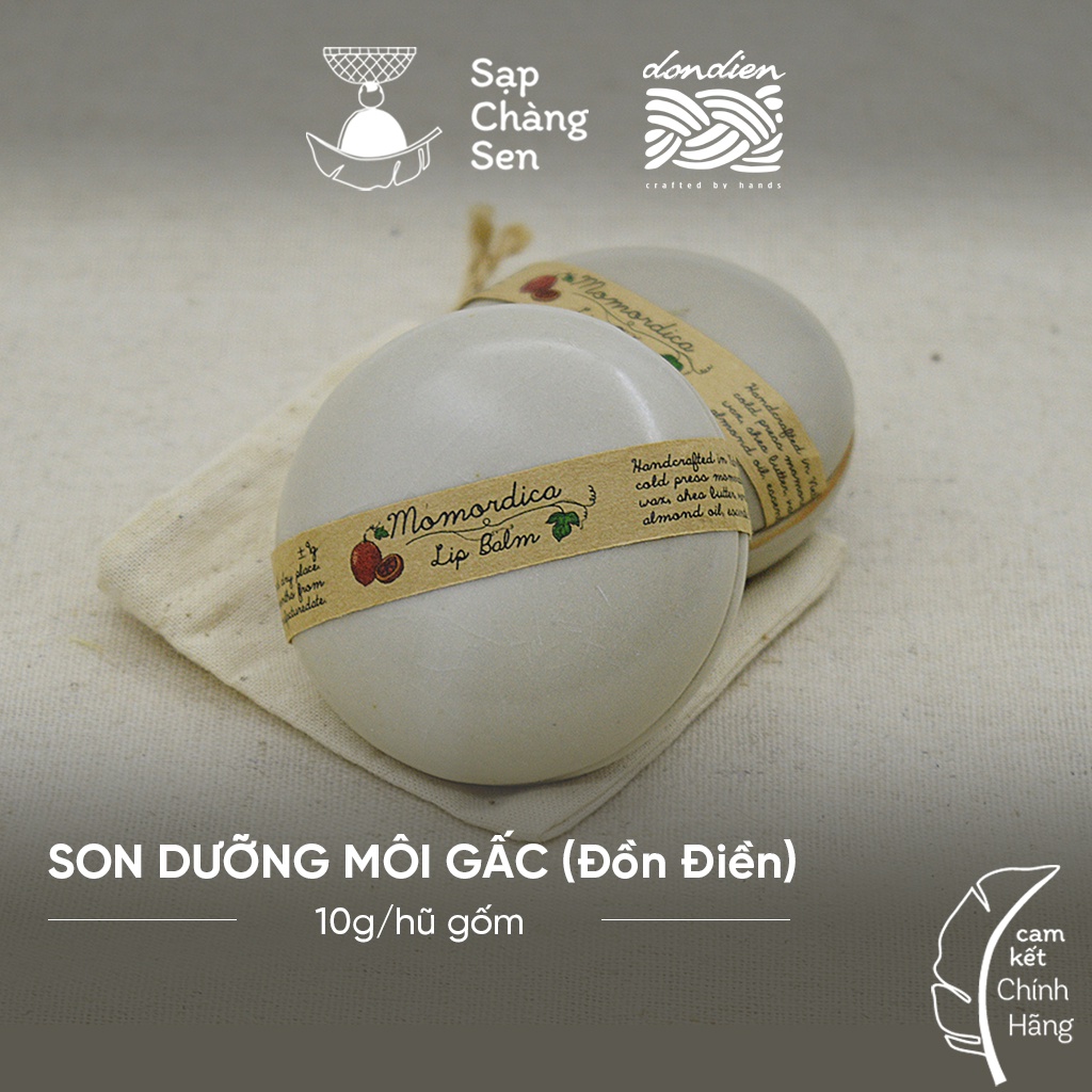 Son dưỡng môi Gấc (Đồn Điền) - hũ gốm 10g